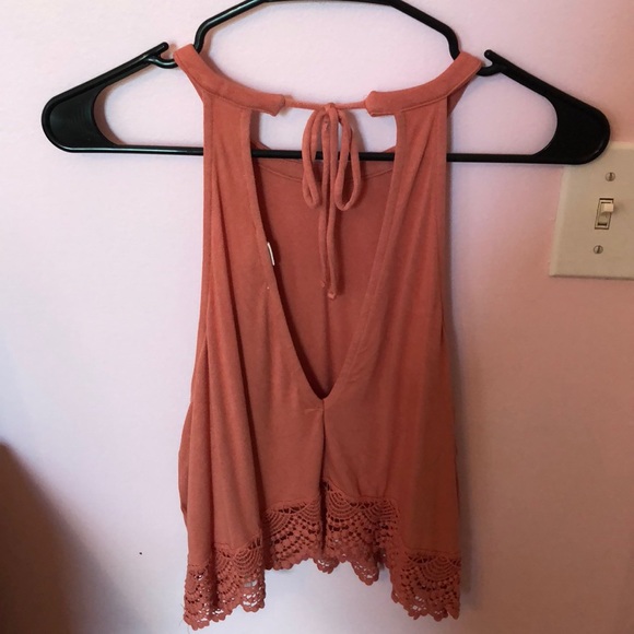 Forever 21 orange crop top - Picture 2 of 2